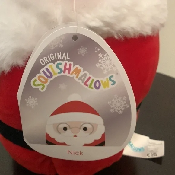 𝅺NWT 9” Squishmallow “Nick” Santa Clause